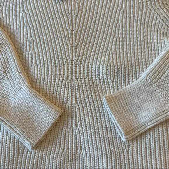 LOFT Ribbed Blouson Sleeve Sweater - Picture 5 of 7